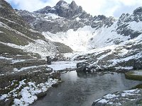 Da Lizzola salita verso il Passo Bondione con neve il 24 settembre 08   - FOTOGALLERY